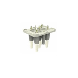 Adaptateur pcb, Raccordement à souder, 16A, Polycarbonate